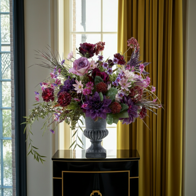 【造花・アートフラワープレミアムアレンジメント】ライプ