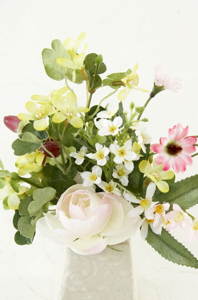 【アートフラワー・アーティフィシャルフラワー・造花アレンジメント】small flowers arrangement type－A