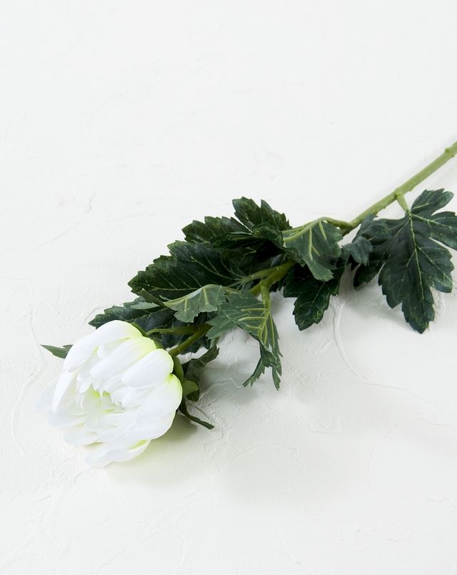 【造花・アートフラワー・シルクフラワー】菊（ホワイト）