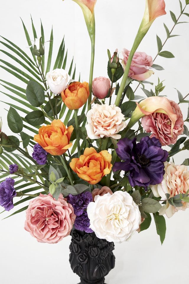 【プレミアムデザイン 造花・アーティフィシャルフラワーアレンジメント】Crepuscolo mistico