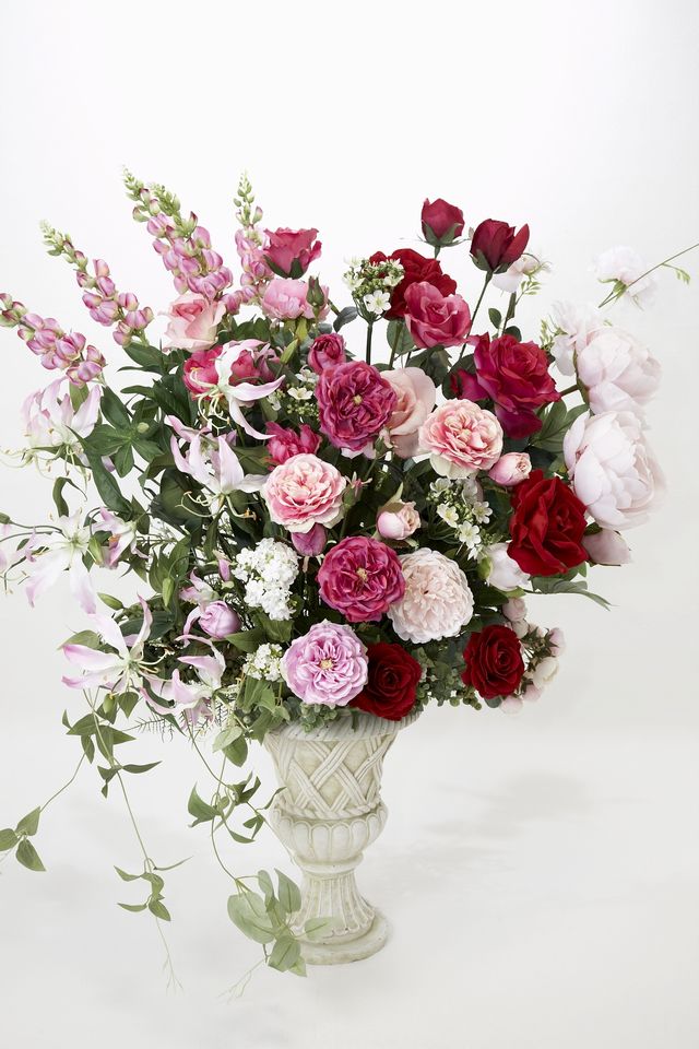 【プレミアムアレンジメント 高級造花・アートフラワー・アーティフィシャルフラワー・インテリアフラワー】Fountain of Beauty