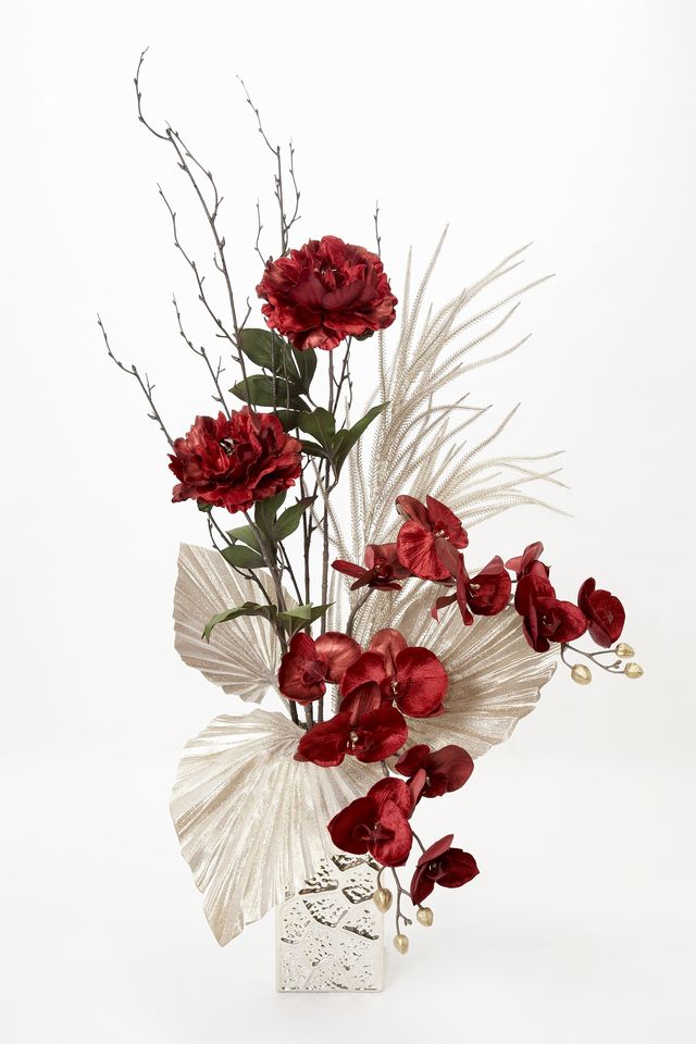 【プレミアムアレンジメント 高級造花・アートフラワー・アーティフィシャルフラワー・インテリアフラワー】golden phoenix