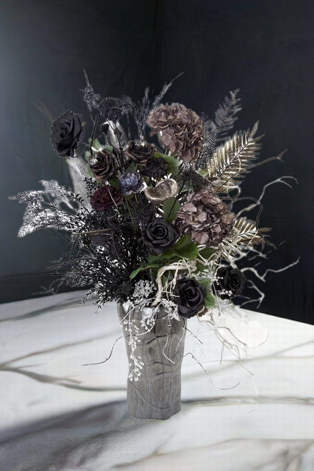 【プレミアムデザイン 造花・アーティフィシャルフラワーアレンジメント】Ray of Hope