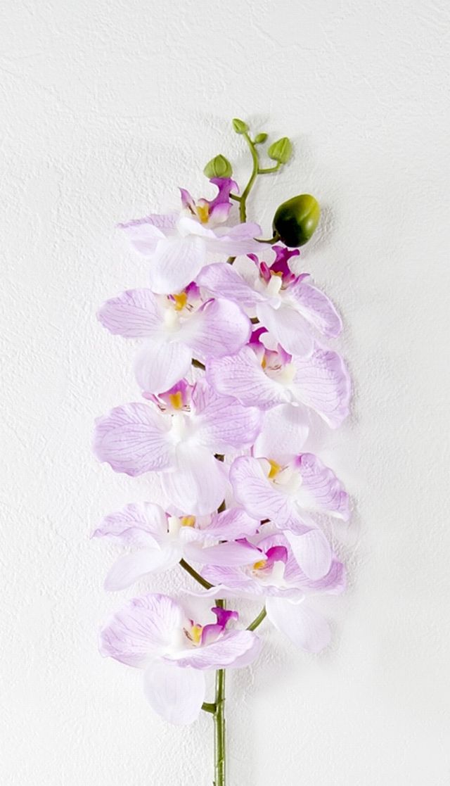 【造花・アートフラワー・シルクフラワー】オーキッド・胡蝶蘭（ライトパープル）
