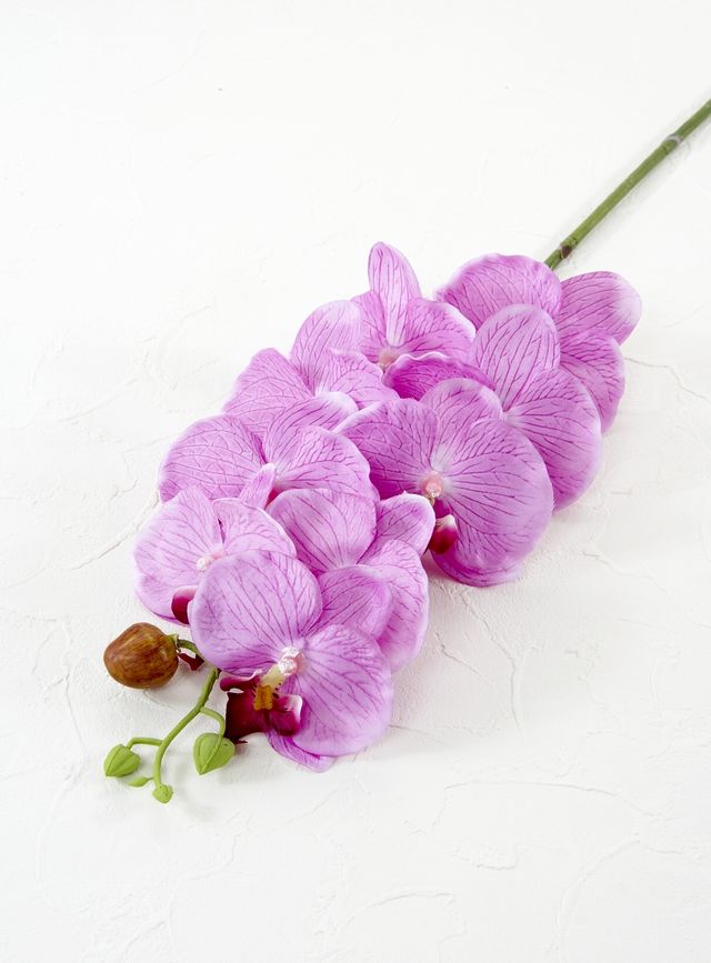 【造花・アートフラワー・シルクフラワー】オーキッド・胡蝶蘭（パープル）